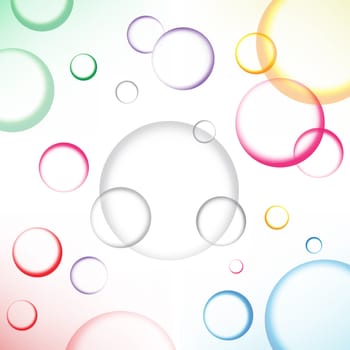 The beautiful eps10 color circles background