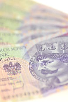 zloty banknotes from poland