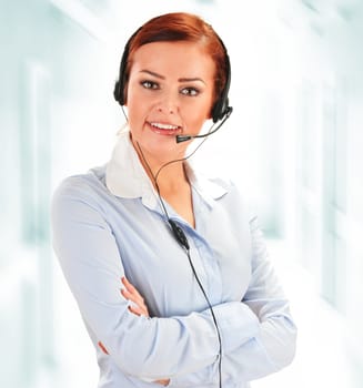 Call center operator. Customer support. Helpdesk.