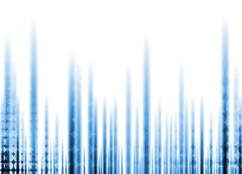 Abstract colourful blue stripes vector background