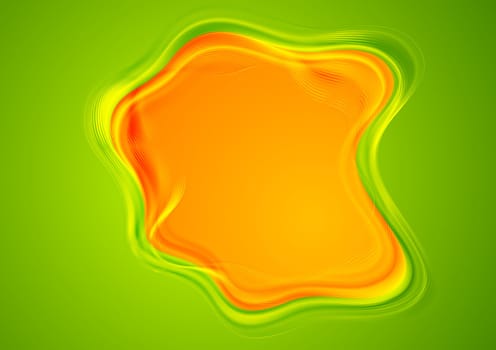 Elegant smooth wavy shape background