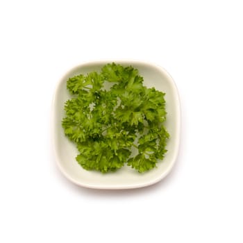 Parsley in a bowl