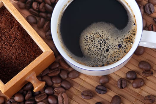 Fresh cup of coffee
