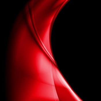 Abstract smooth vector waves background