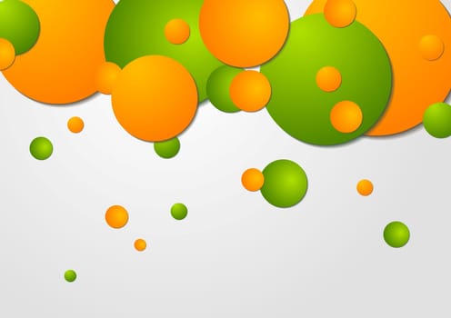 Abstract modern circles vector illustration background