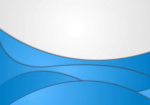 Abstract colorful vector waves background