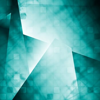 Bright blue hi-tech vector design