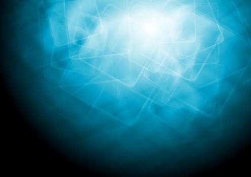 Abstract blue tech vector background