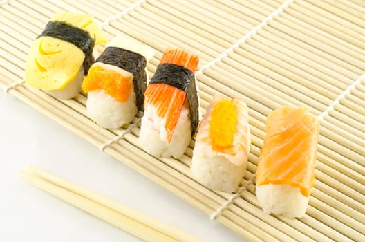 asia traditional japanese food call fresh sushi