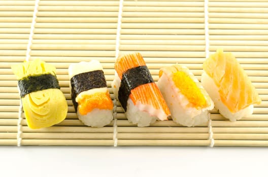 asia traditional japanese food call fresh sushi