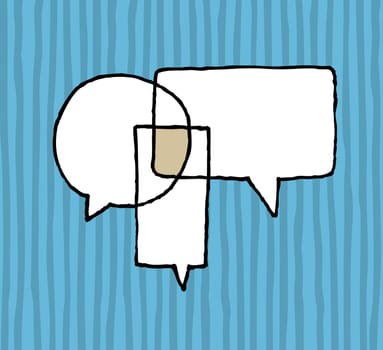 Dialog agreement / Negotiation Speech Balloons