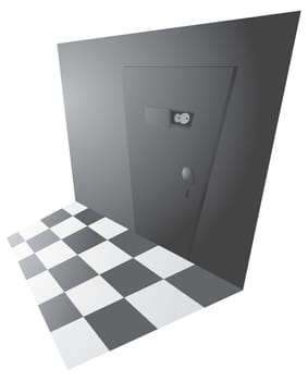 Top secret back door entrance