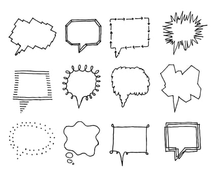 Set of speech bubbles with personality 2