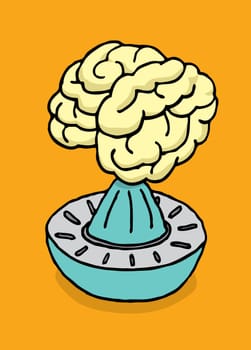 Squeezing brain juice
