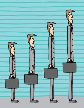 Businessman growth