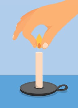 Putting out a candle