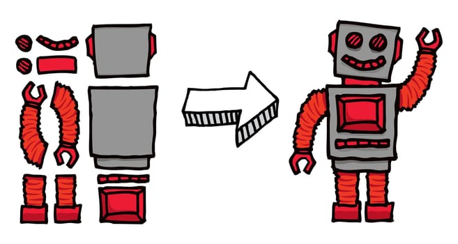 Assembling a robot