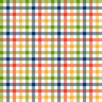Check tablecloths pattern COLORFUL - endless