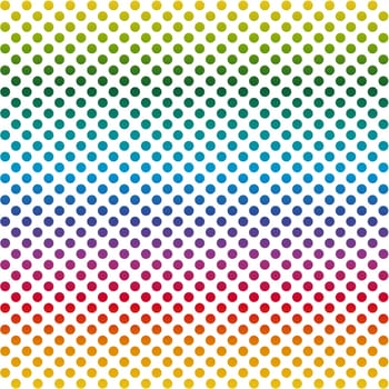 Endless background dots colorful