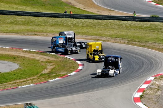 Ales - France - Grand Prix of France trucks May 25th and 26th, 2013 on the circuit of the Cevennes.