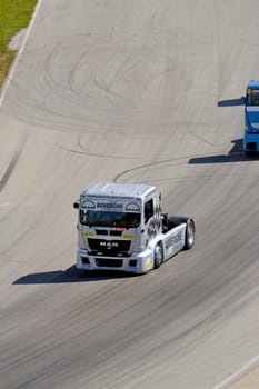 Ales - France - Grand Prix of France trucks May 25th and 26th, 2013 on the circuit of the Cevennes.