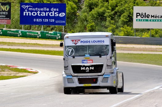 Ales - France - Grand Prix of France trucks May 25th and 26th, 2013 on the circuit of the Cevennes.