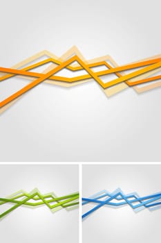 Colourful modern vector stripes backgrounds