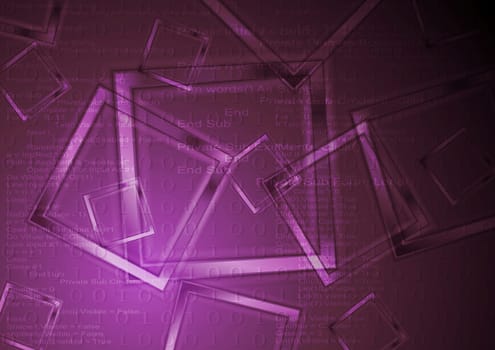 Abstract hi-tech vector dark design