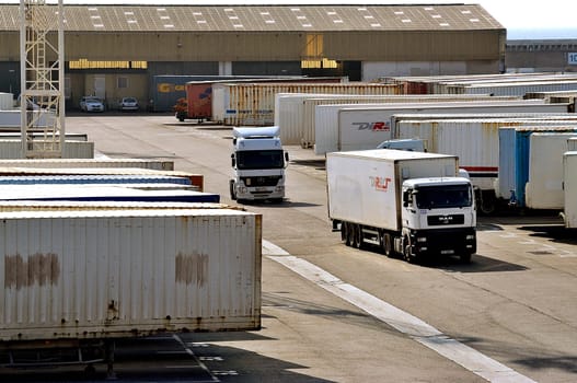 FOS-SUR-MER - FRANCE – MARCH 7, 2011, Industry on the wearing of Marseille