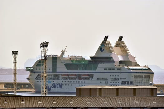 FOS-SUR-MER - FRANCE – MARCH 7, 2011, Industry on the wearing of Marseille