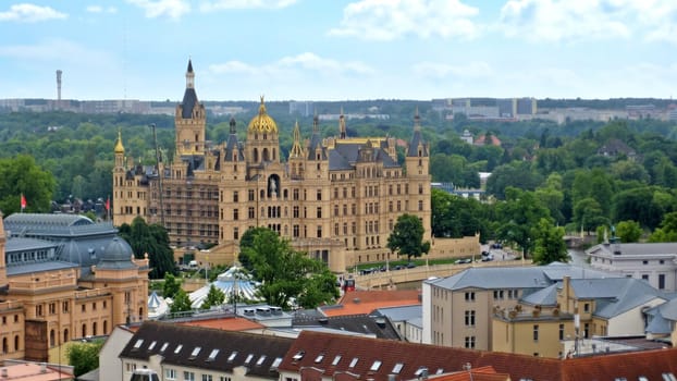 Castle of Schwerin, Mecklenburg-Western Pomerania, seat of the parliament