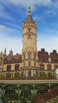 Castle of Schwerin, Mecklenburg-Western Pomerania, seat of the parliament