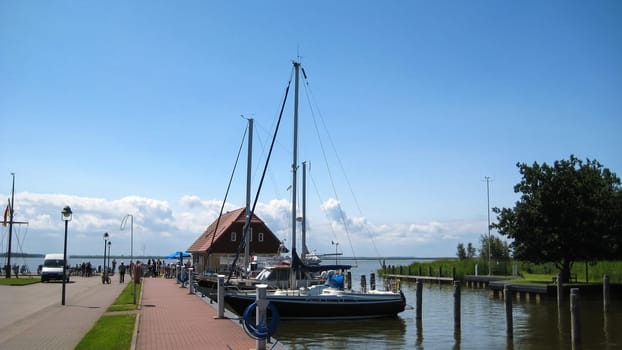 Harbor Born a. Darss, peninsula Fischland-Darss-Zingst, Germany