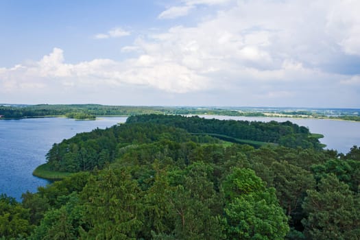 Lake Krakow, Mecklenburg lake distirct near Müritz