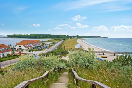 Schmiedeberg in Rerik, view over the peninsula of Wustrow