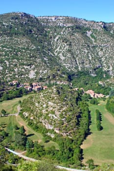 Navacelles, French natural heritage site of humanity by UNESCO