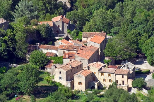 Navacelles, French natural heritage site of humanity by UNESCO