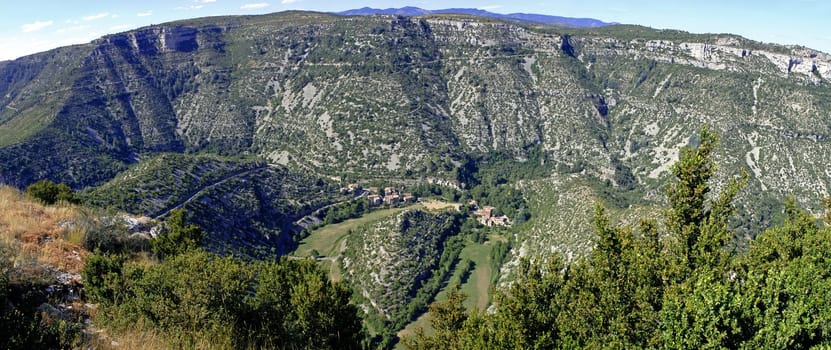 Navacelles, French natural heritage site of humanity by UNESCO