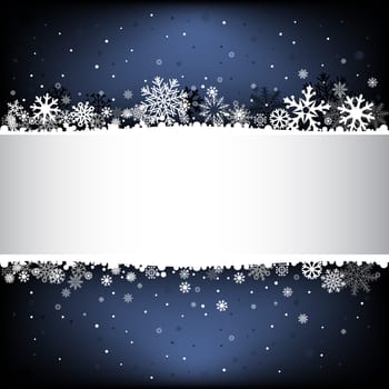 The white snow on the dark blue mesh background with textarea, winter theme. No transparent objects