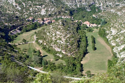 Navacelles, French natural heritage site of humanity by UNESCO