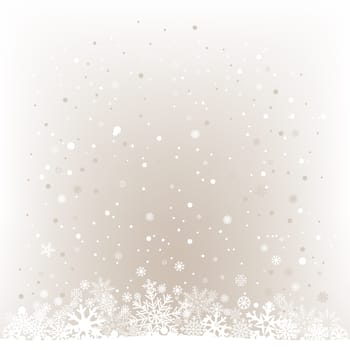 The white snow on the soft light mesh background, winter theme. No transparent objects