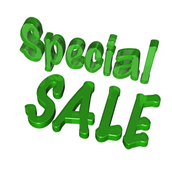 glossy green three-dimensional inscription cpecial sale