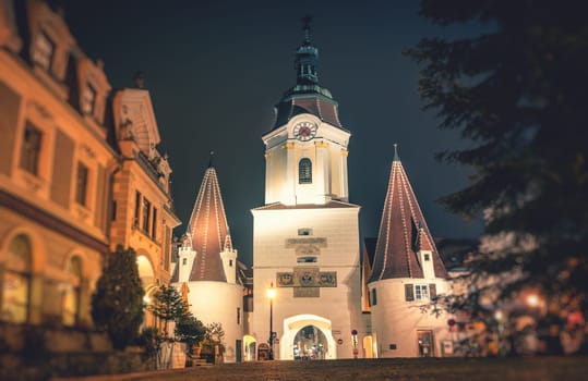 Steiner Tor at night
