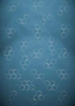 Abstract background in the form of honeycombs
