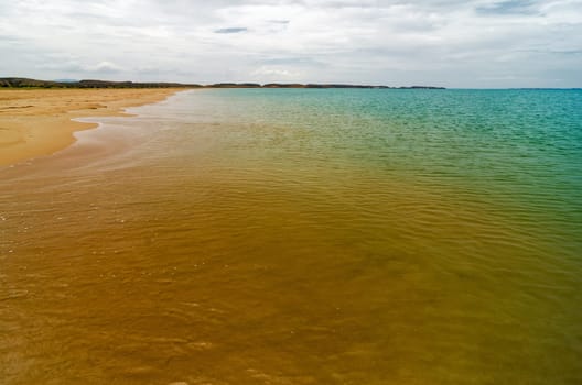 Beach near Punta Gallinas in La Guajira, Colombia