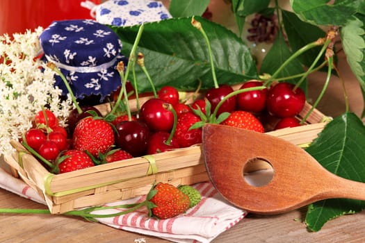 Fresh fruit for jam