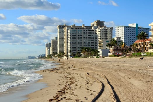 LAUDERDALE BY THE SEA, FLORIDA - FEBRUARY 2: Located north east of Fort Lauderdale the 2010 population was 6,056, with 33.9 percent over 65 years on February 2, 2013 in Lauderdale-By-The-Sea, Florida