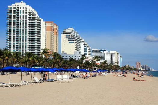 FORT LAUDERDALE, FLORIDA - FEBRUARY 3: Over twelve million visitors visited Broward County in 2012 and 2013 visitors are expected to be thirteen million on February 3, 2013 in Fort Lauderdale, Florida