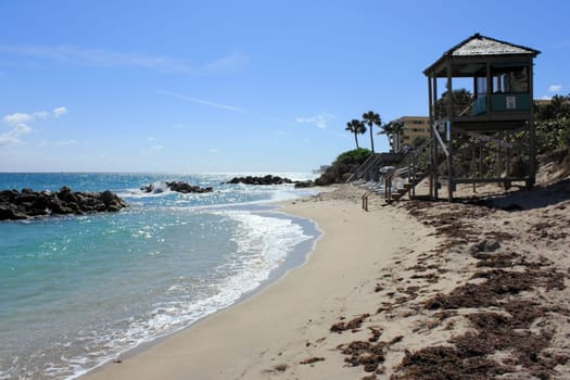 DEERFIELD BEACH, FLORIDA - FEBRUARY 1:  Various factors considered before replenishing sand on beaches include where it's from, color, fineness, costs on February 1, 2013 in Deerfield Beach, Florida.
