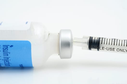 Syringe and vials